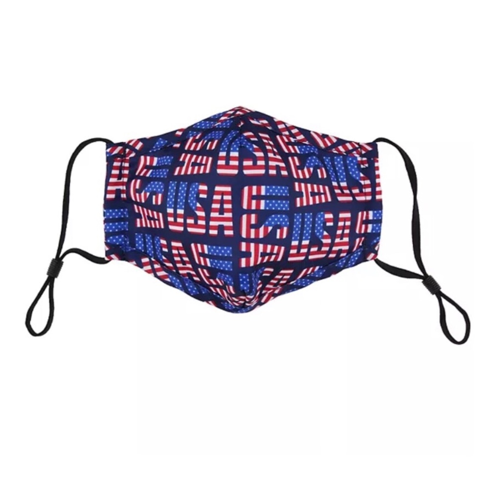 Adult S/M Patriotic Washable Face Mask